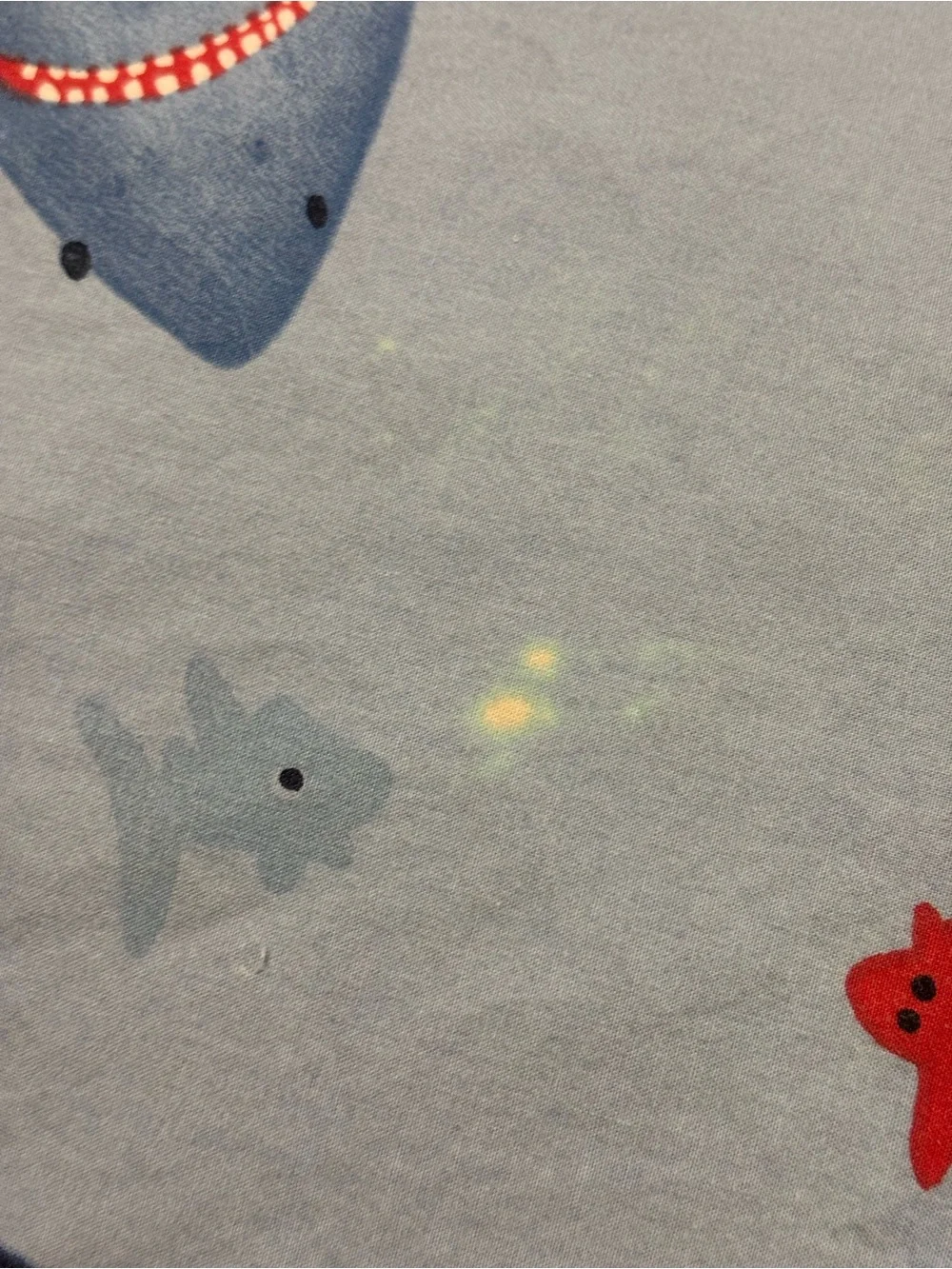 Pottery Barn Kids Shark Bite Duvet Cover Twin Light Blue Ocean School Fish Sea